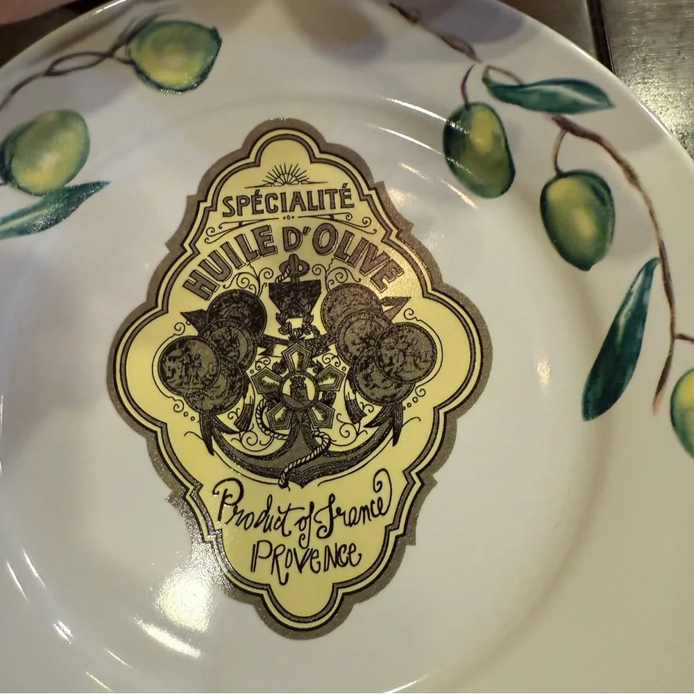 Rosanna Huile d’Olive-Appetizer/Salad Plates set of 4